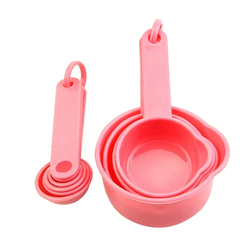 HOT 10Pcs Baking Cup Spoon Set Tablespoon Measuring Tool Pink Kitchen Coffee Cooking 91RO | Дом и сад