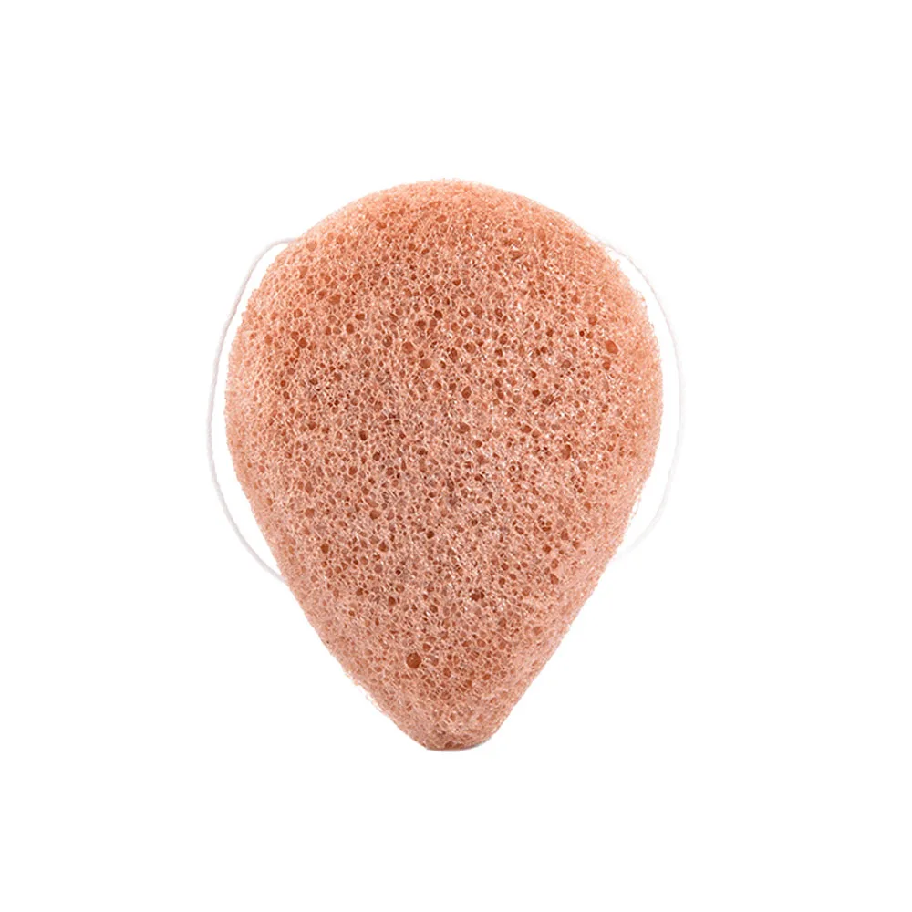 red Fulljion 1 шт. Konjac косметический спонж для умывания лица натуральный активный растительный хлопок бамбук древесный уголь очищающий хлопающий влажный спонж для макияжа - Цвет: red