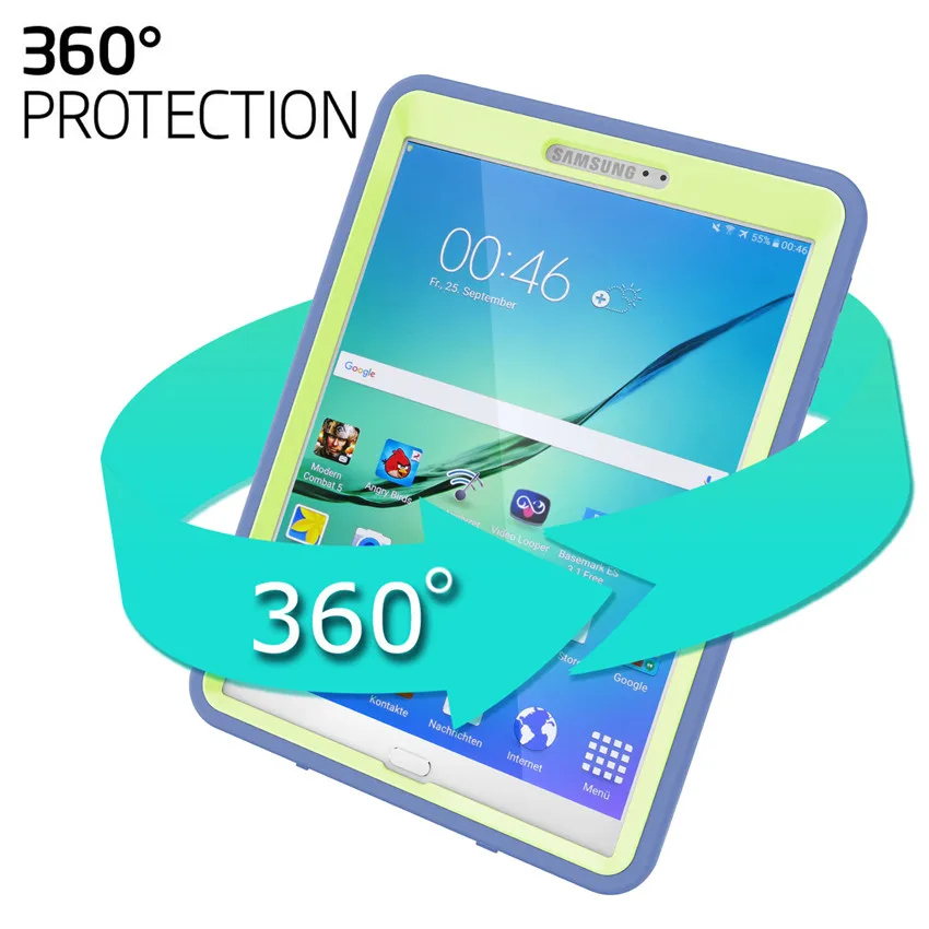 Новый список Tablet PC противоударный чехол для Samsung Galaxy Tab S2 9 7 T810 T813 T815 T819 ребенок