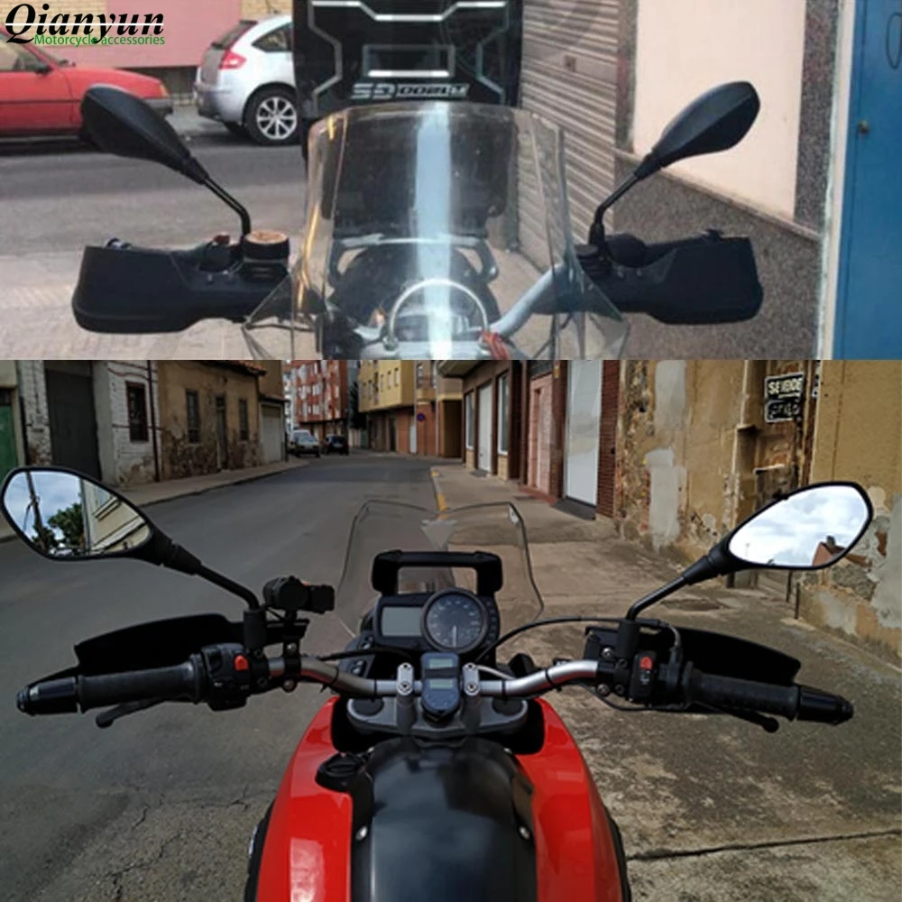 Зеркала заднего вида для мотоциклов универсальные 10 мм черные BMW K1600 K1300 K1200R K1200S