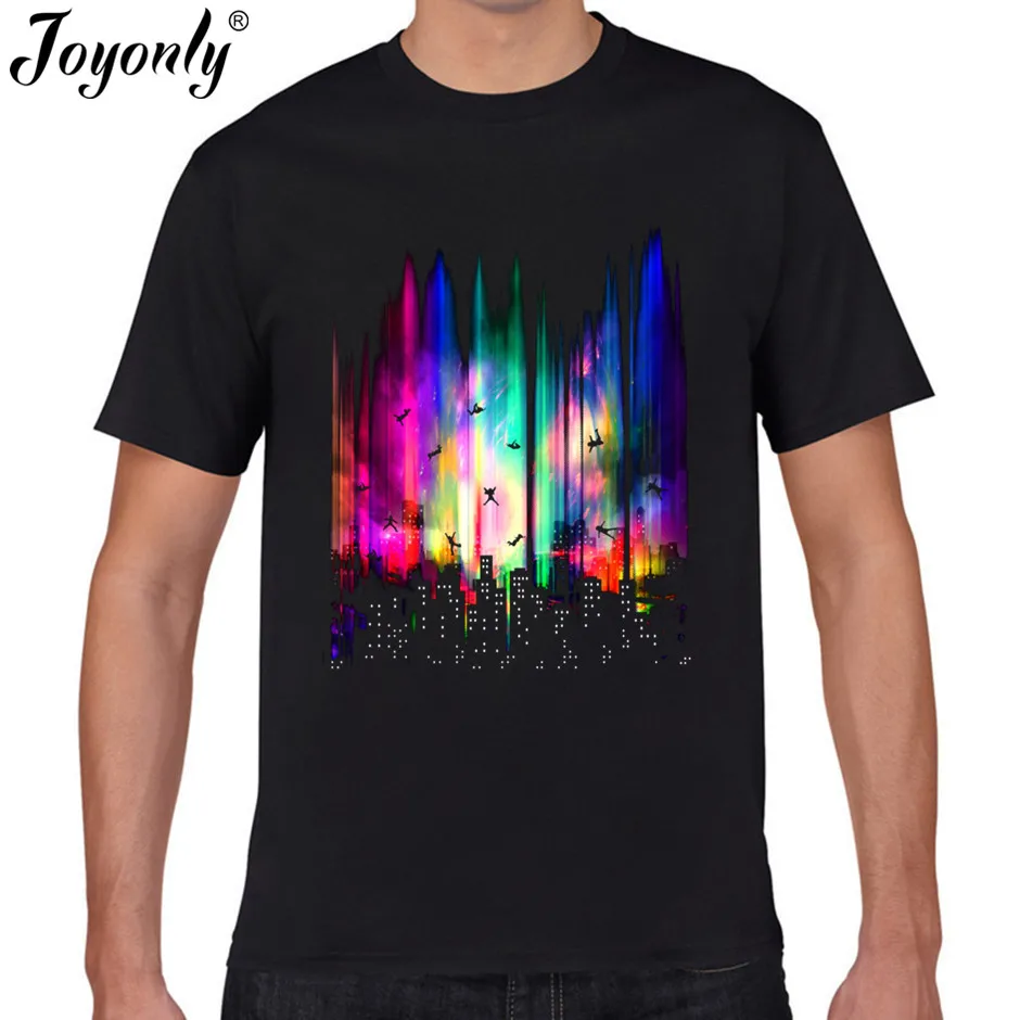 Летняя креативная футболка Joyonly для мальчиков и девочек с изображением