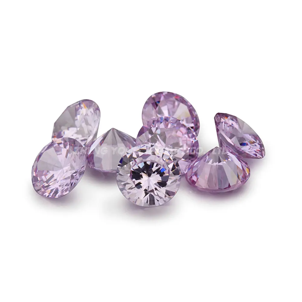 Круглый полупрозрачный камень с фианитом 1 5 мм|cubic zirconia loose stones|loose stonescubic |