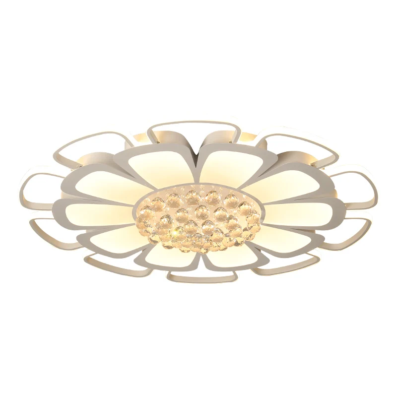 

Modern Led Chandeliers Crystal chandelier lighting For Hall Living room Bed room White Iron 220V-240V Lamps led Light fixtures