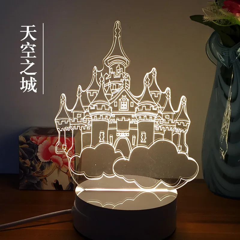 3D ночник креативная Новинка подарок для отправки друзьям день рождения кот