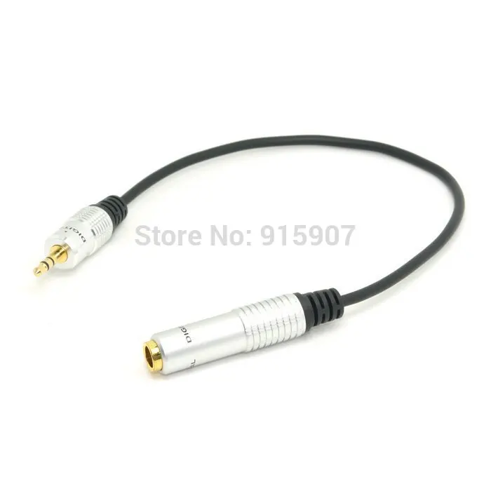 

Zihan 20cm Audio Aux 6.35mm 1/4" Female to 3.5mm 1/8" Male Stereo Headphone Plug Adapter Converter Cable