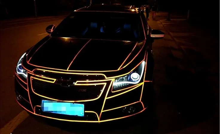 Светоотражающая наклейка для автомобиля/Лента Украшения В Полоску 1 см x 45 м
