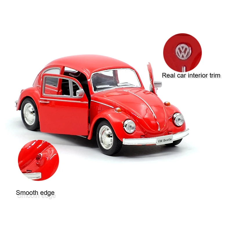RMZ CITY Bumblebee 1:36 V & W 1967 классический автомобиль литый под давлением из сплава модель