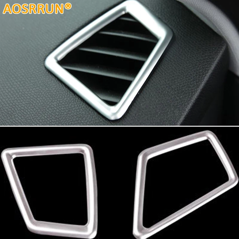 

ABS Chrome Air-conditioning Outlet Cover Car Accessories For Peugeot 308 T9 SW Rear View 5door 2015 2016