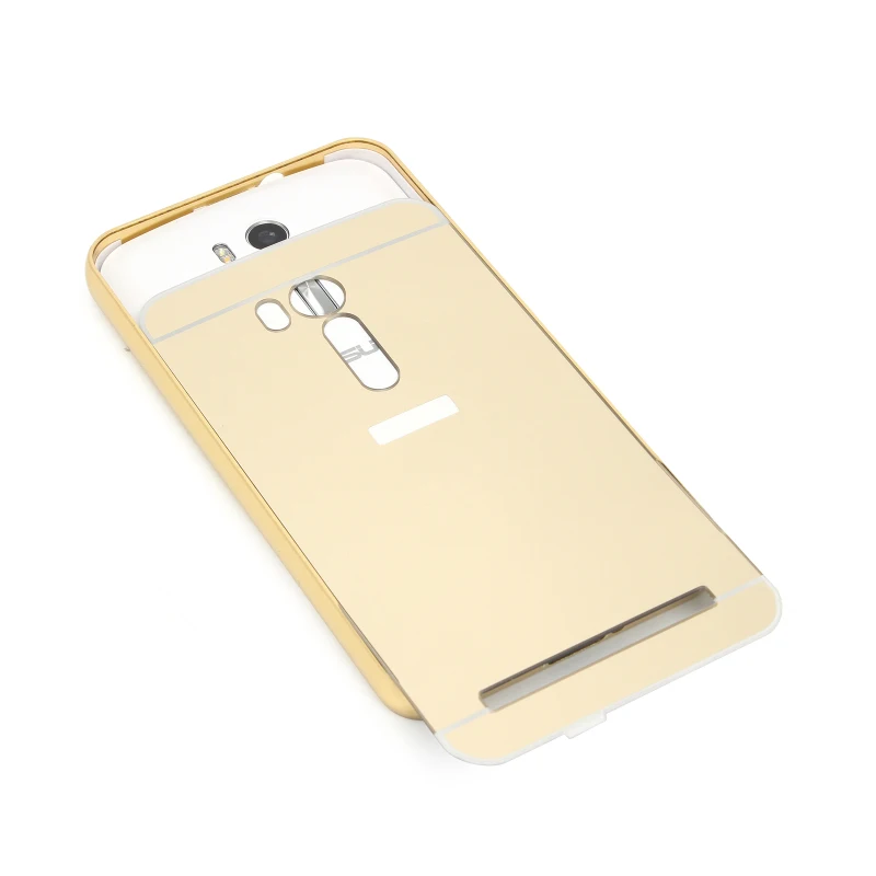 Из Металла Алюминий бампер + акрил 2 в 1 зеркало покрытие Капа Case для Asus Zenfone 5 A501CG
