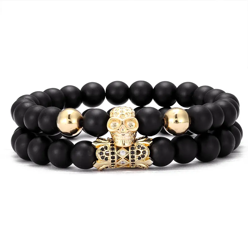 2 шт./компл. из микро Инкрустированного циркония Таро браслета растягивающийся