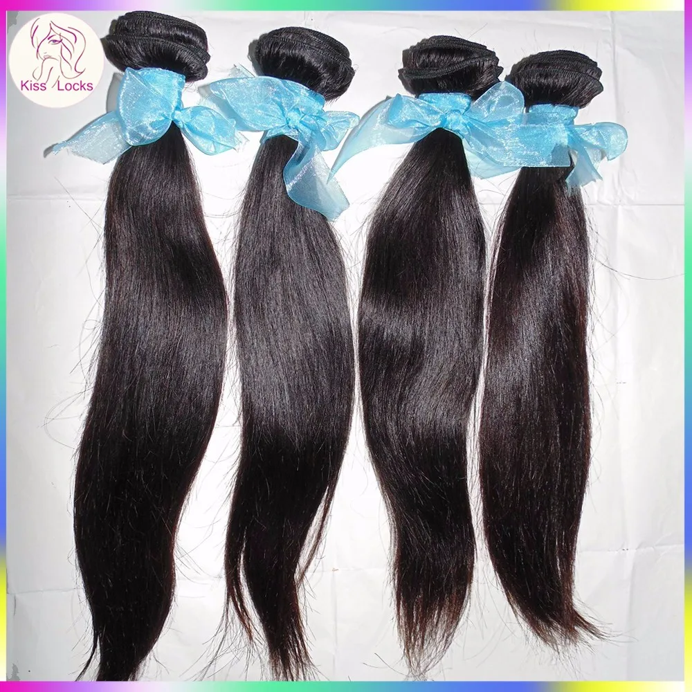 2017 Promotion 8A RAW Russian Straight Virgin Hair Weaves 100% Unprocessed Weft natural colors 3pcs/lot No Silicon Coating |