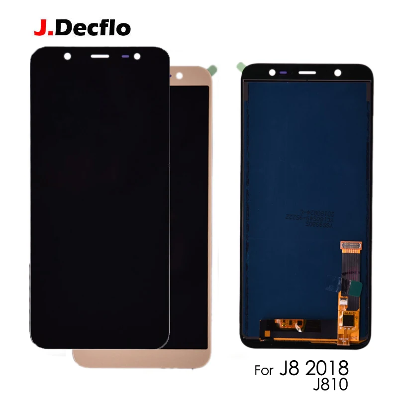 TFT/OLED для samsung Galaxy J8 2018 J810 SM ЖК дисплей сенсорный экран дигитайзер сборка запасные