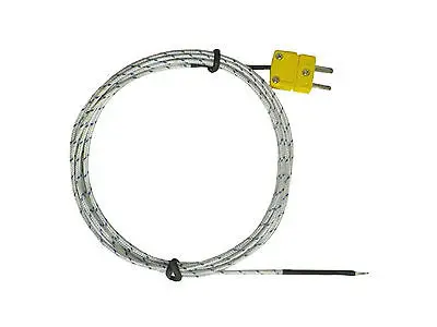 

K Type Thermocouple Temperature Sensors with Mini K Type Connector 3m (10')