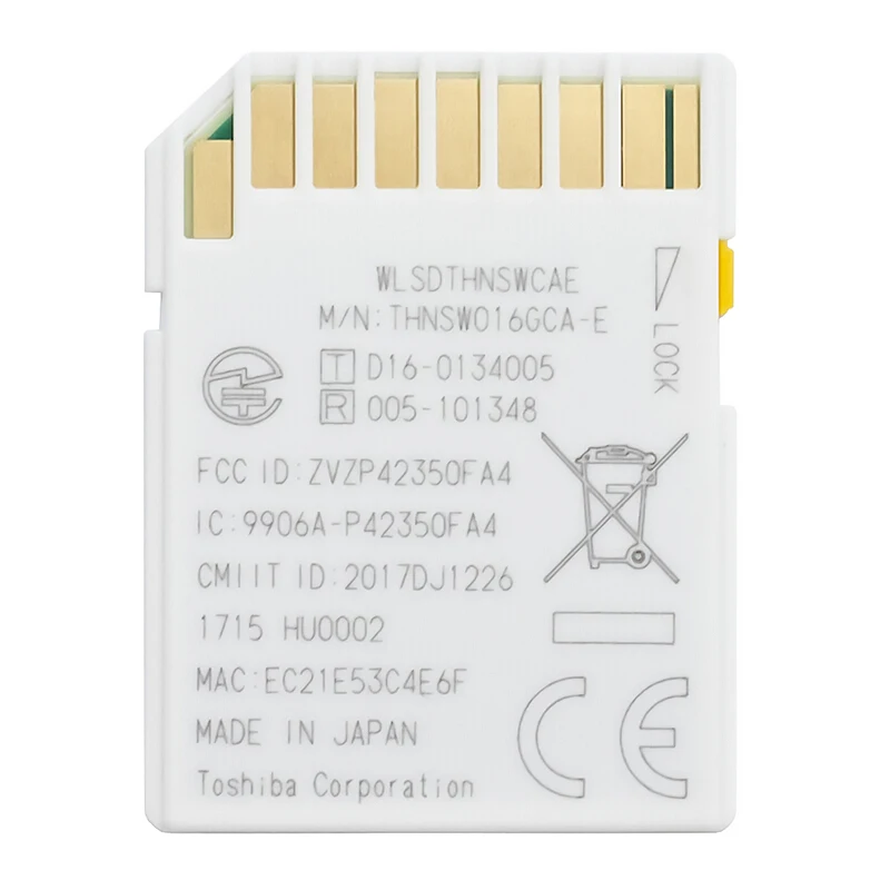 Toshiba W-03 Wi-Fi SD Card 16 ГБ 32 SDHC Class 10 UHS-я карта флэш-памяти карты для цифровых Камера |