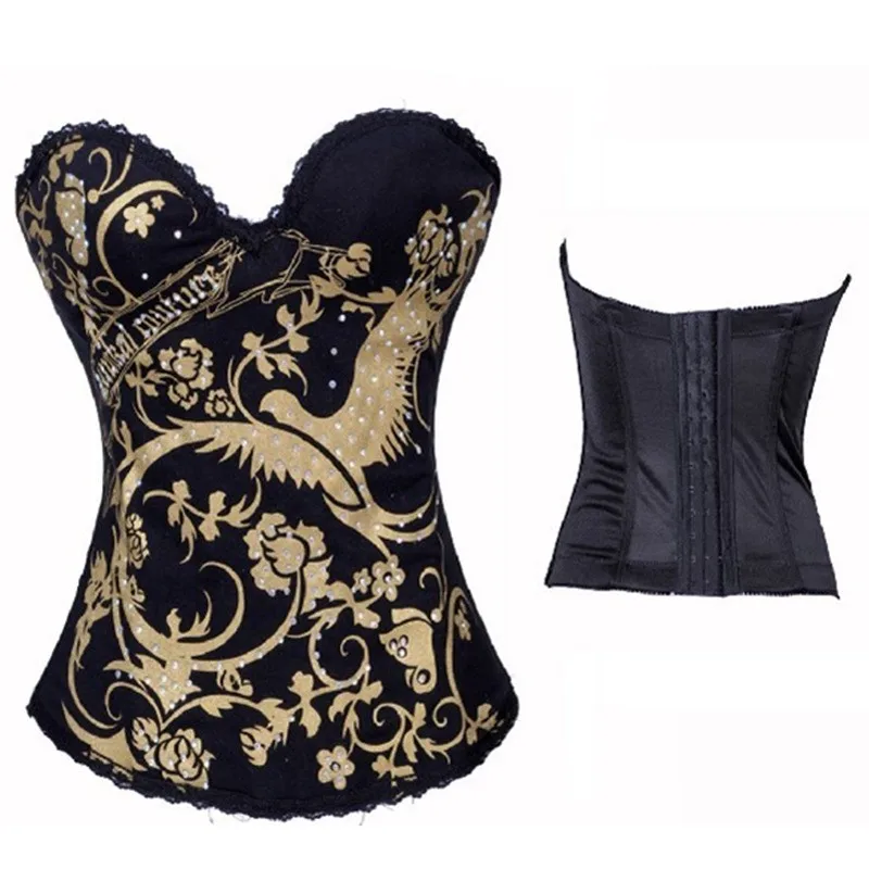 Горячие Продажи Корсет Панк Сексуальная Бюстье Череп Корсеты Мода Корсетные