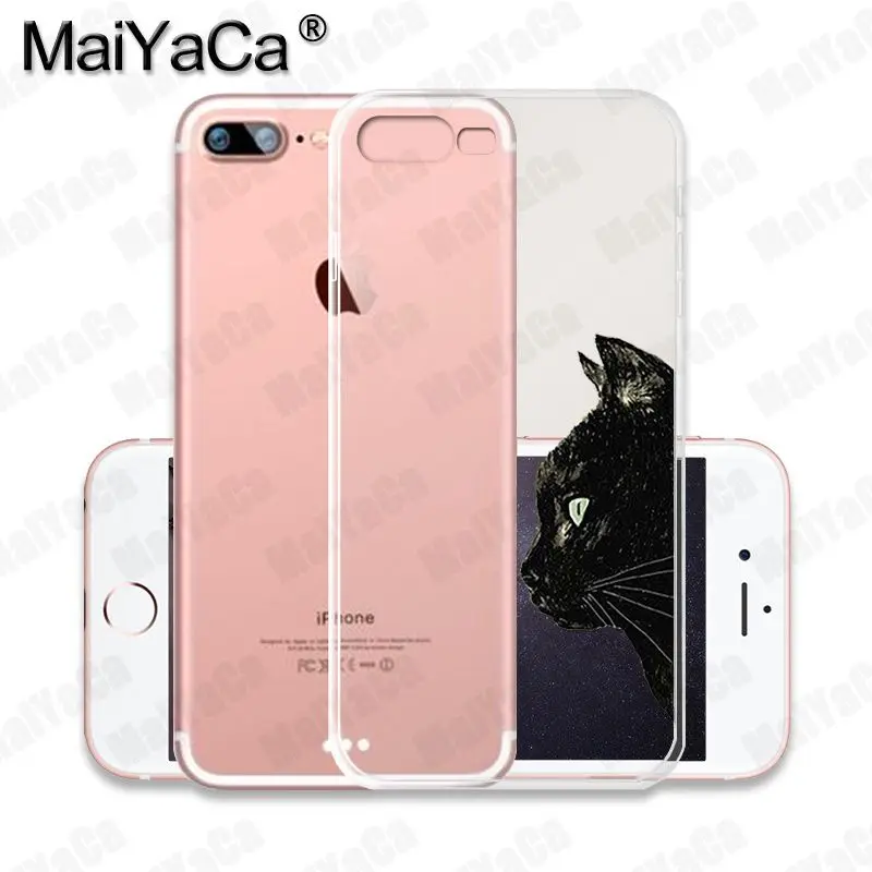Милый чехол для телефона с кошкой iphone SE 2020 11 pro 66S 5S 7 8 S plus X XS XR силиконовый