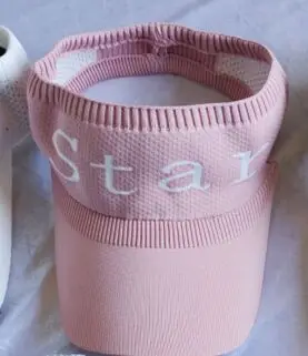 Star style (pink) Новинка, Весенняя женская вязаная шапка, солнцезащитный козырек, шапки для девочек, повседневная шапка с надписью Topless, шапка для пеших прогулок, пляжа, Snapback Gorros - Цвет: Star style (pink)