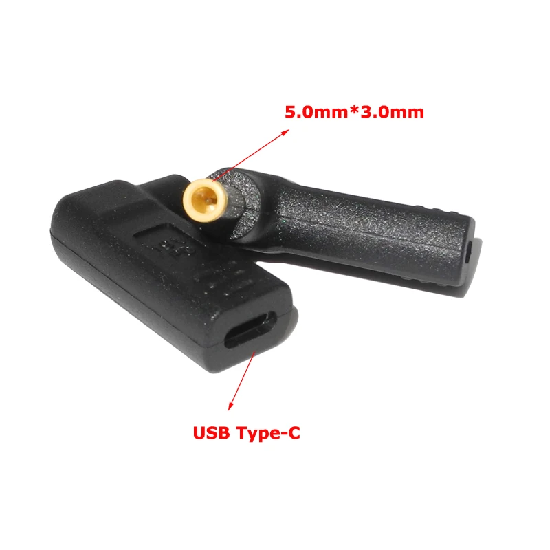 USB Type C Female to 5 0x3 0 мм штекер адаптера питания постоянного тока Разъем для