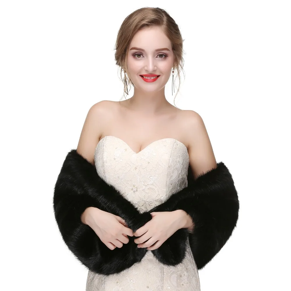 Женское свадебное пальто Forevergracedress элегантное мягкое болеро из искусственного