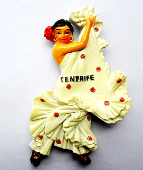 

Магниты для холодильника TUOYIRUBLUEX Испания фламенко 3D