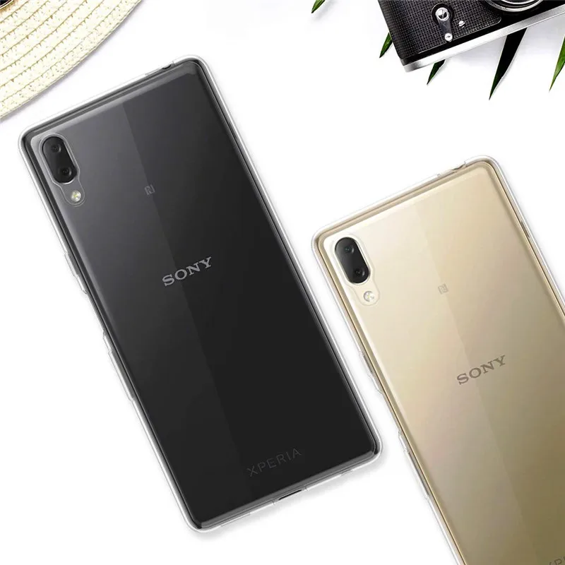 Чехол для Sony Xperia L3 чехол Мягкая силиконовая прозрачная задняя крышка телефона L 3