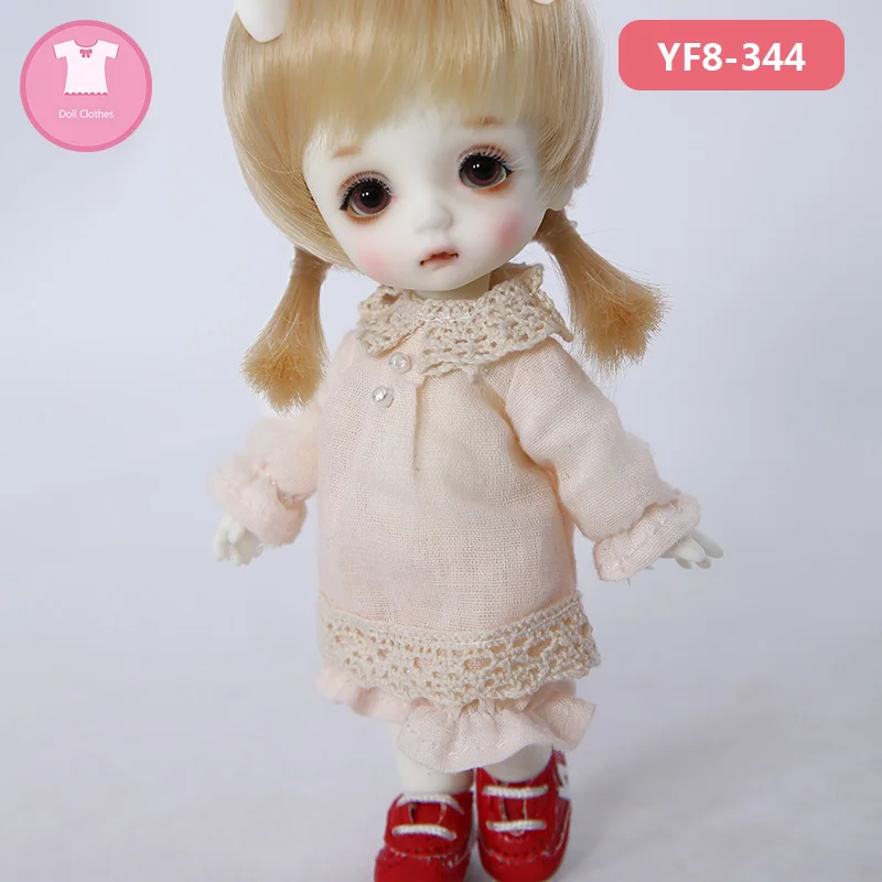 BJD одежда 1/8 светильник цвет платье костюм для Happy Choo Chika YF8 до 344 кукла аксессуары наряд