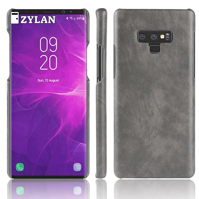 ZYLAN High Quality Hard Plastic &amp PU Leather Back Case Cover for Samsung Galaxy S9 Plus S10 Lite Note9 Note 9 | Мобильные