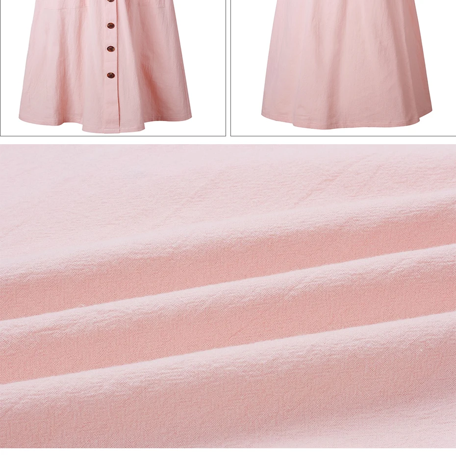 Surmiitro глубокий v-образный вырез Кнопка женское летнее платье Новое с коротким рукавом Миди длина Повседневное платье-туника для вечеринки и сарафан, женский халат