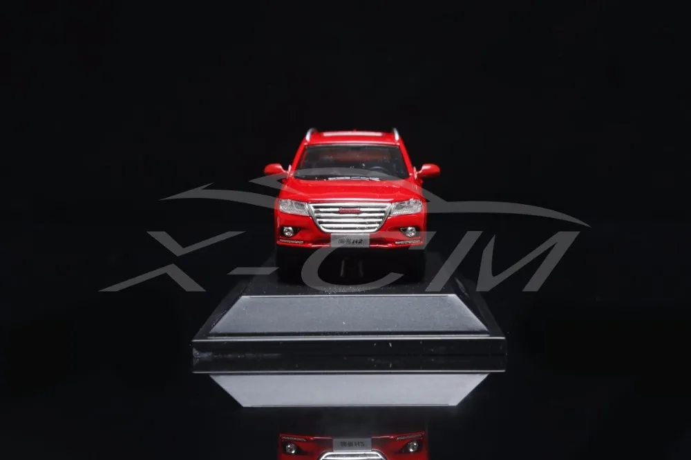 Литая модель автомобиля Great Wall Haval H2 1:43 можно откатить (красный) + маленький