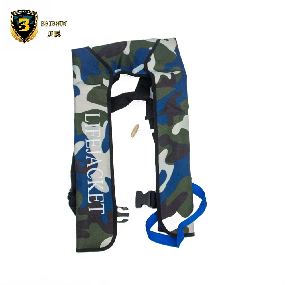 Can be customized Automatic Inflatable Life Jacket Fishing Vest Water Sports Swimming Survival Life Vest Men Women Lifejacket - Цвет: QZS16011-ZD