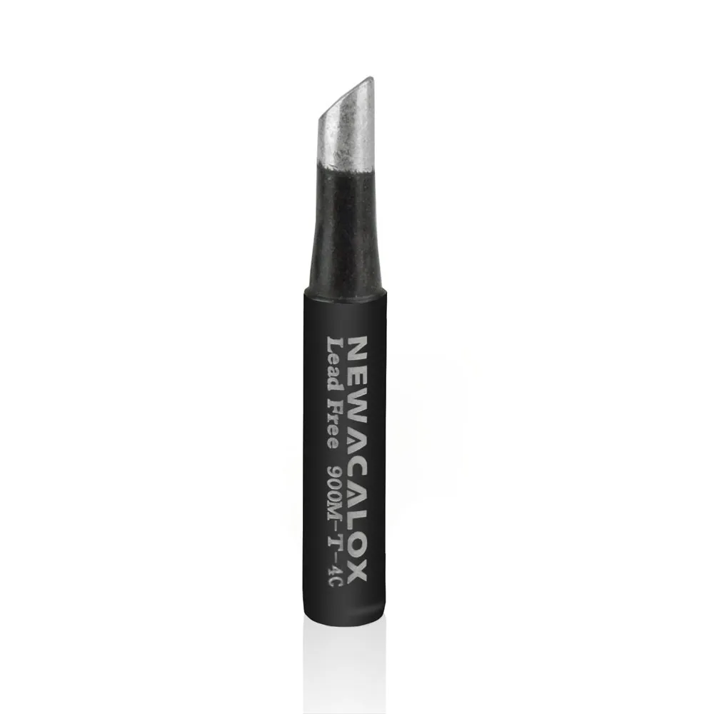 NEWACALOX 16 шт./лот 900M-T бессвинцовый черный металлический паяльник для 936, 937, 938,8586, 852D паяльная станция