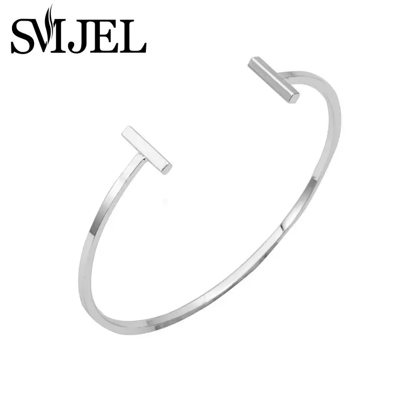 Модный женский браслет SMJEL модный открытый двойной с надписью Love Женские Простые