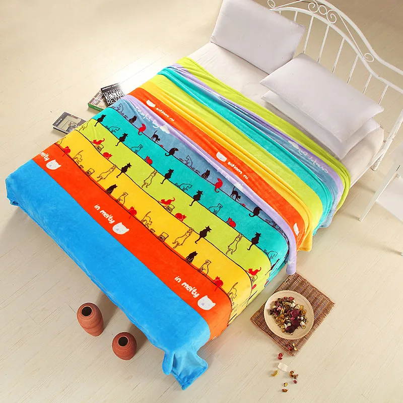 Теплые одеяла Детские и взрослые клетчатые коралловые флисовые фланелевые