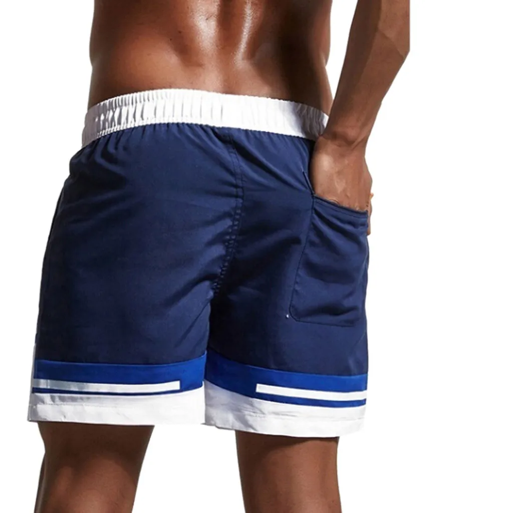 SAGACE мужские пляжные шорты быстросохнущие для мужчин повседневные в полоску