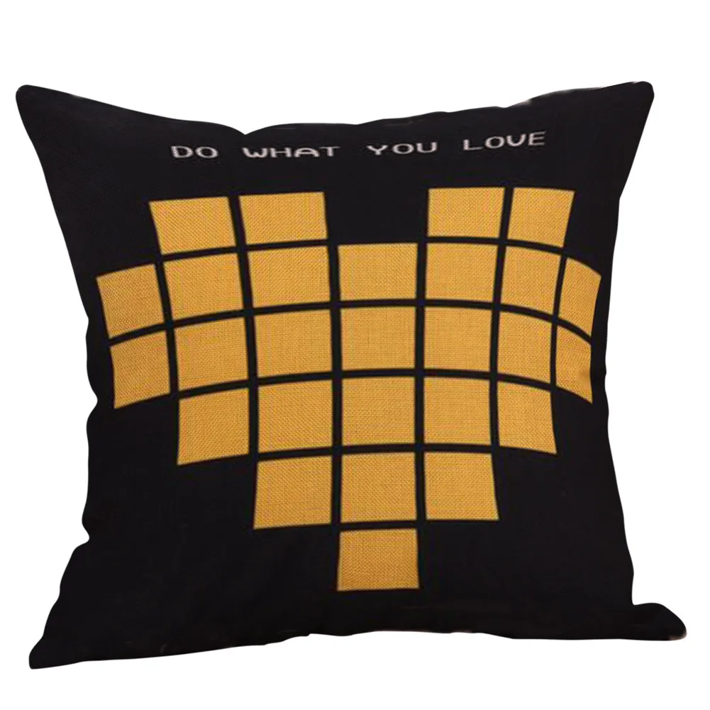 9 styles Geometric cushion covers Throw PillowCase Yellow Fall Autumn Sofa home decoration maison Decorative Pillowcases F300114 | Дом и сад