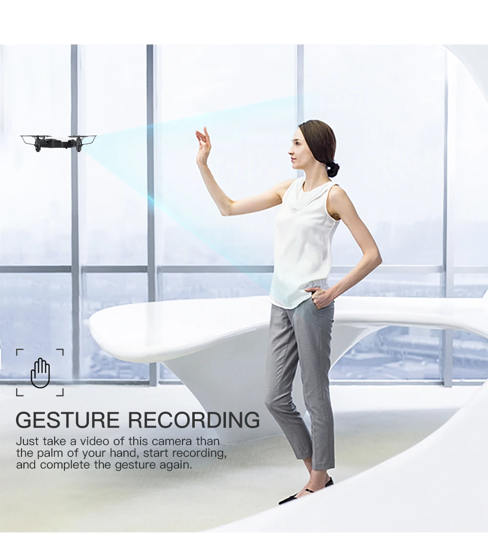 Дрон с дистанционным управлением EBOYU SG800, 720 P/480 P, HD камера, Wi-Fi, FPV, Gesture, фото, видео, удержание высоты, складной, Селфи, Радиоуправляемый квадрокоптер, Дрон RTF