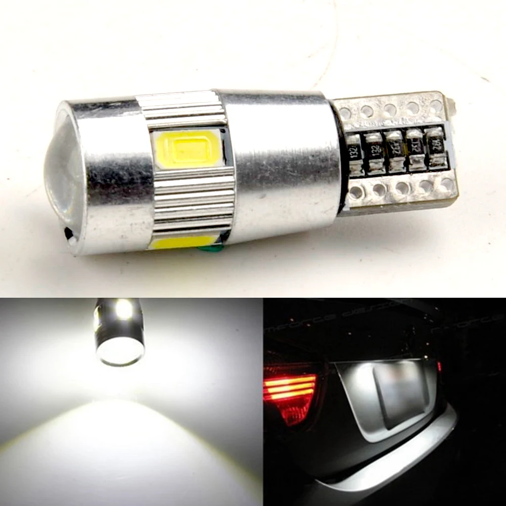 Для T 10 501 194 168 W5W 6 светодиодный 5630 SMD Canbus без ошибок чистый белый автомобильный