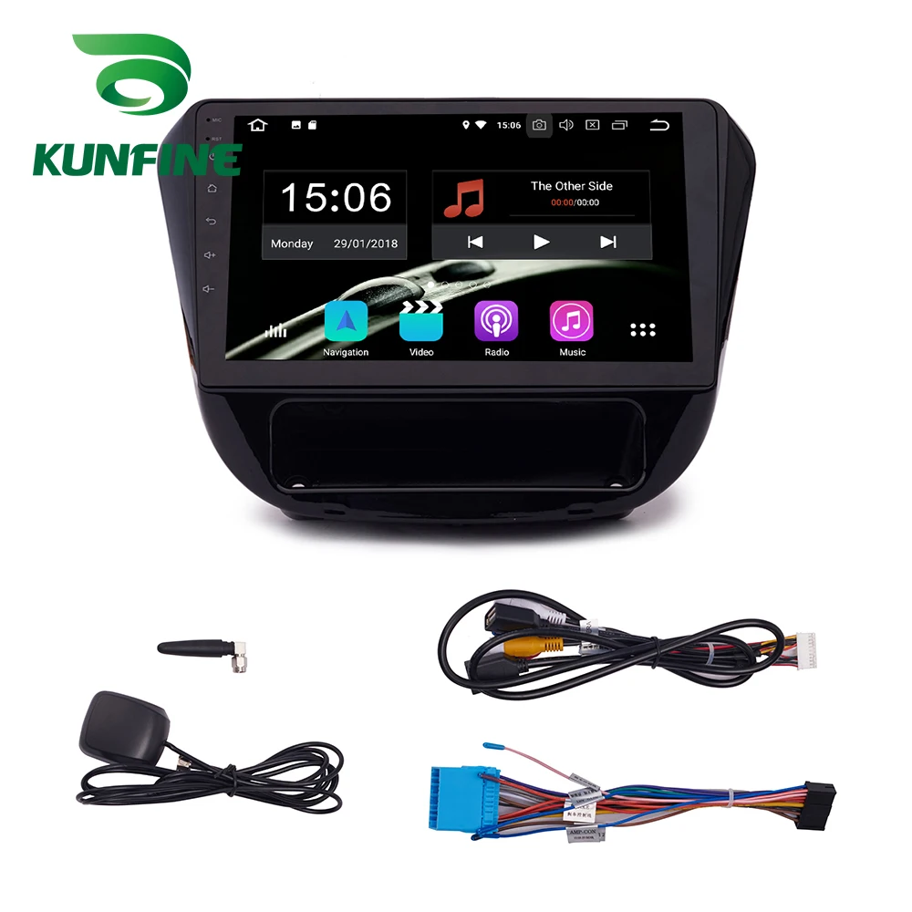 Android 9 0 Ram 4G Rom 64G PX6 Cortex A72 автомобильный DVD GPS мультимедийный плеер стерео для Chevrolet