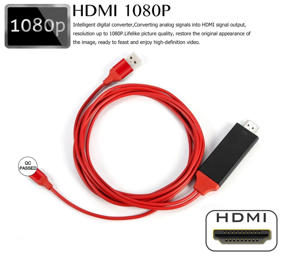 L9 1080P HD ТВ кабель для Android серии телефонов/L7 Mirascreen к HDTV HDMI Apple iPhone Ipad серии|SmartTV-стики