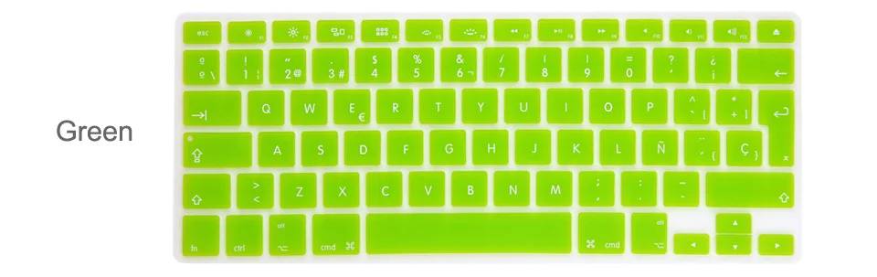 1 шт. EU Enter ES Испания испанское покрытие для клавиатуры для Macbook Air 13 дюймов силиконовый черный ноутбук Защитная панель для клавиатуры пленка