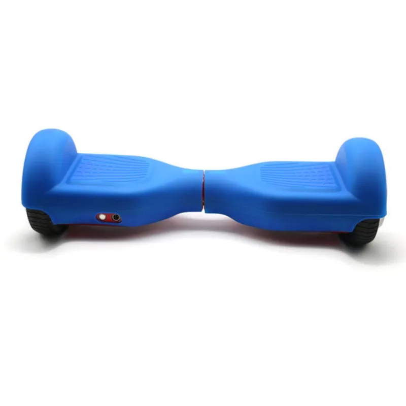 6 inches blue case Силиконовый чехол для ХОВЕРБОРДА 6,5/8/10/дюймов, чехол, полузащитная пленка для скейтборда за бортом, умный баланс, Электрический скутер - Цвет: 6 inches blue case