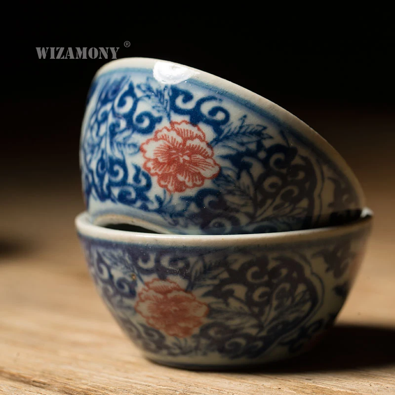 Посуда для напитков wisamony jingdezhen 55 мл китайская фарфоровая чашка Gaiwan чая чаша