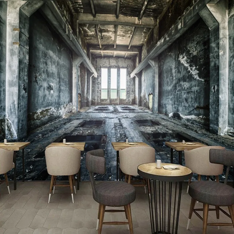 Фотообои современные персональные ностальгические обои ретро магазин черные