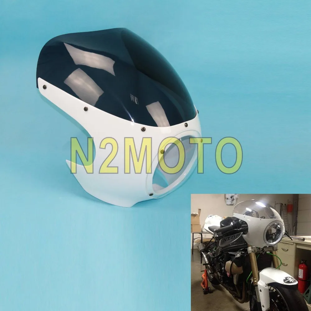 Мотоциклетная фара 5 75 дюйма защита от дыма Cafe Racer 3/4 обтекатель для лобового
