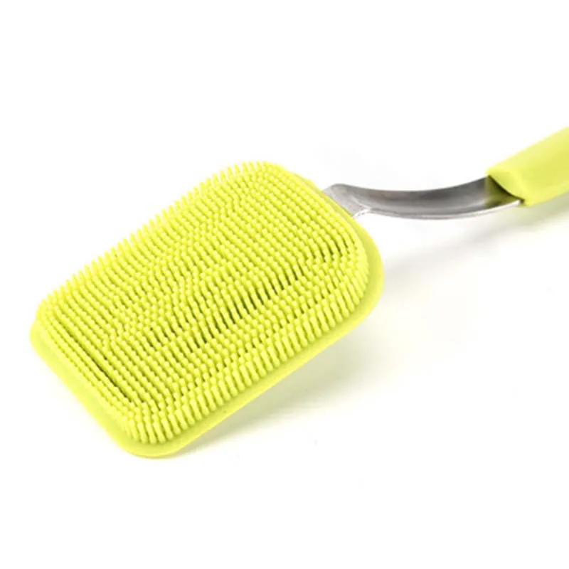 

Multifunctional Kitchen Cleaning Brush Long Handle Silicone Pot Dish Washing Brush 1piece