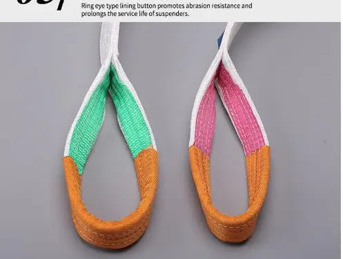 

10T x 8m плоский слинг с двойной пряжкой кольцо промышленный слинг кран подъемный толстый промышленный специальный слинг