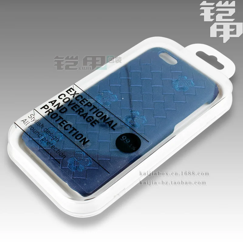 KJ-651 300 шт модный PE пластиковый кристалл коробка розничная торговля для iPhone7/7 плюс