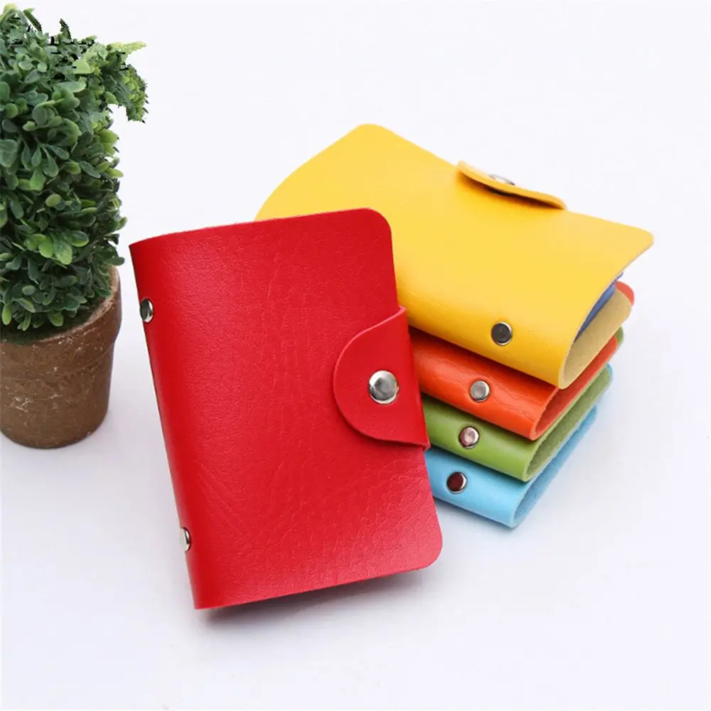 

12Bit 2sided Credit Card Holder waterproof plastic card sets Multicolor Business card pack Bus Card bag women purse men wallet