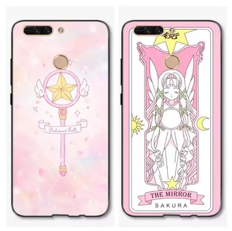 Cow Card Captor Sakura мультфильм аниме прекрасный розовый пластиковый мягкий силиконовый