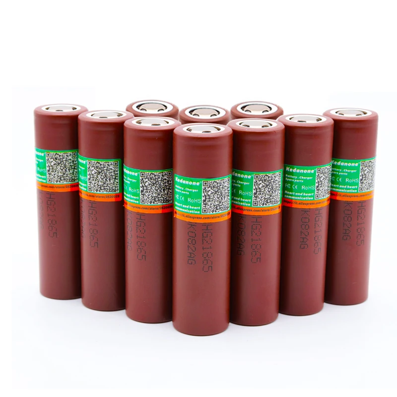 100% Новый оригинальный аккумулятор HG2 18650 3000 мАч 18650HG2 3 6 V разрядка 20A